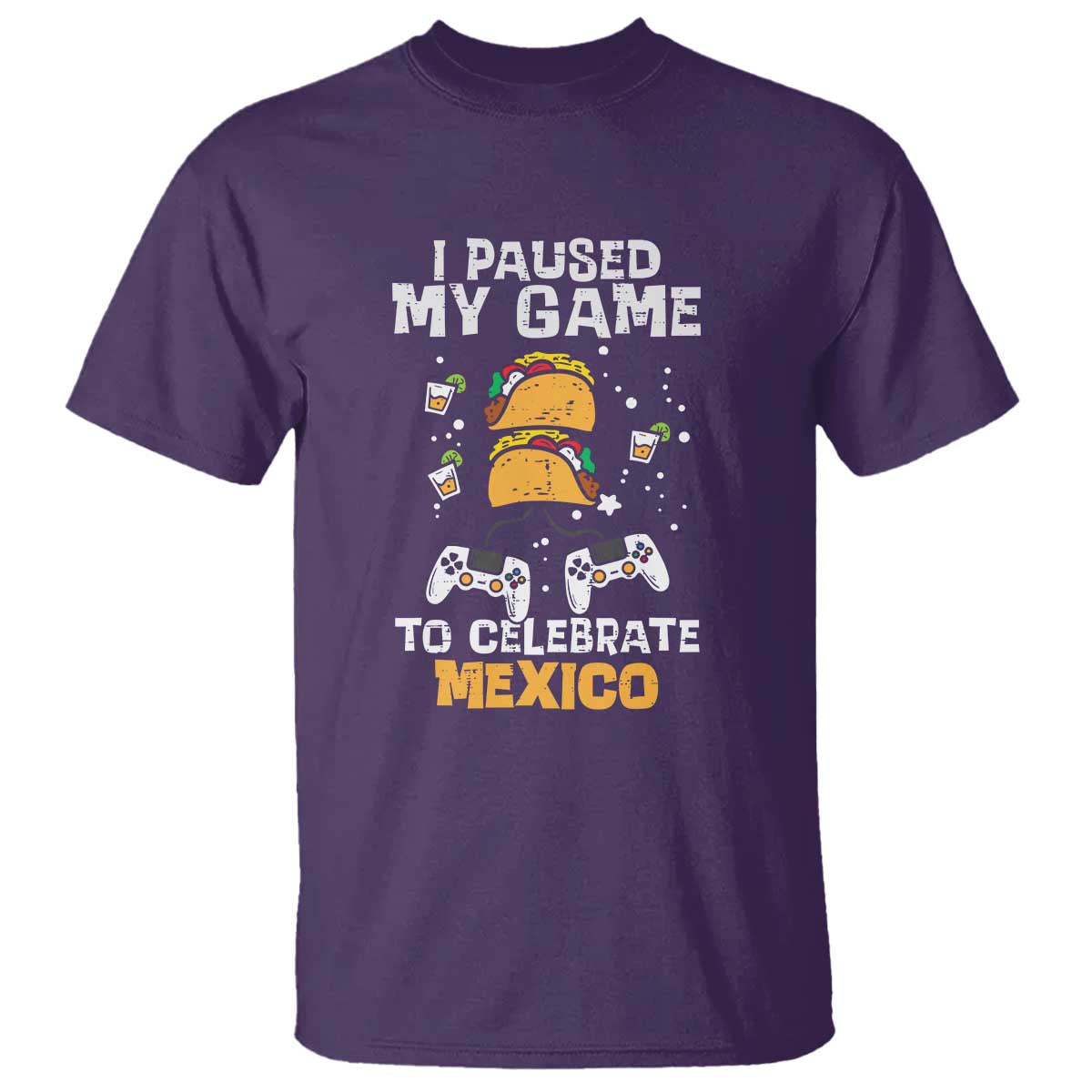 I Paused My Game T Shirt Cinco de Mayo Mexico Theme for Boys & Men - Wonder Print Shop