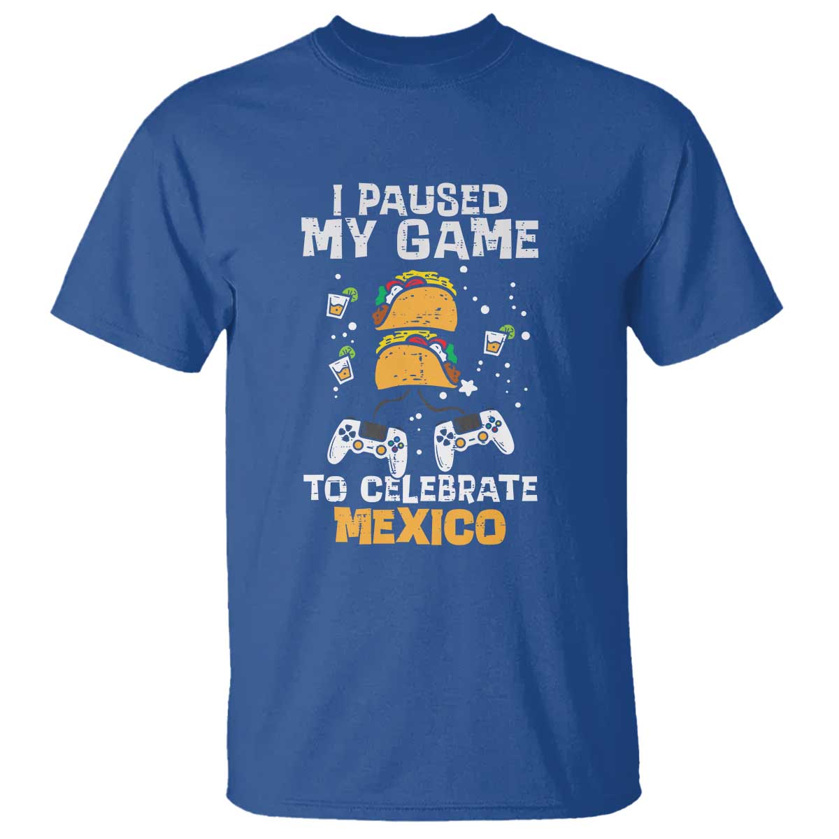 I Paused My Game T Shirt Cinco de Mayo Mexico Theme for Boys & Men - Wonder Print Shop