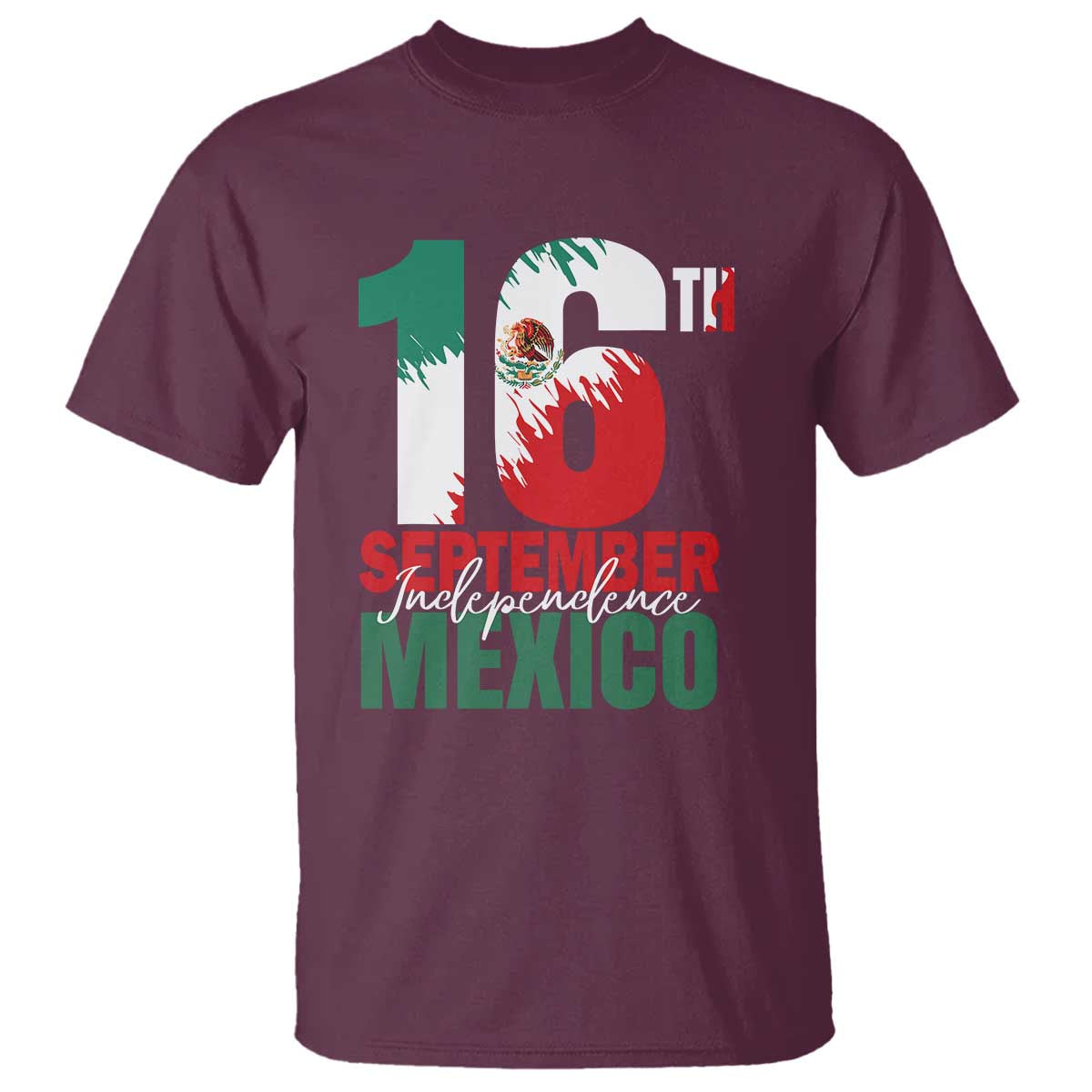 16th September Mexican Independence Day T Shirt Mexico Flag Celebration - Wonder Print Shop