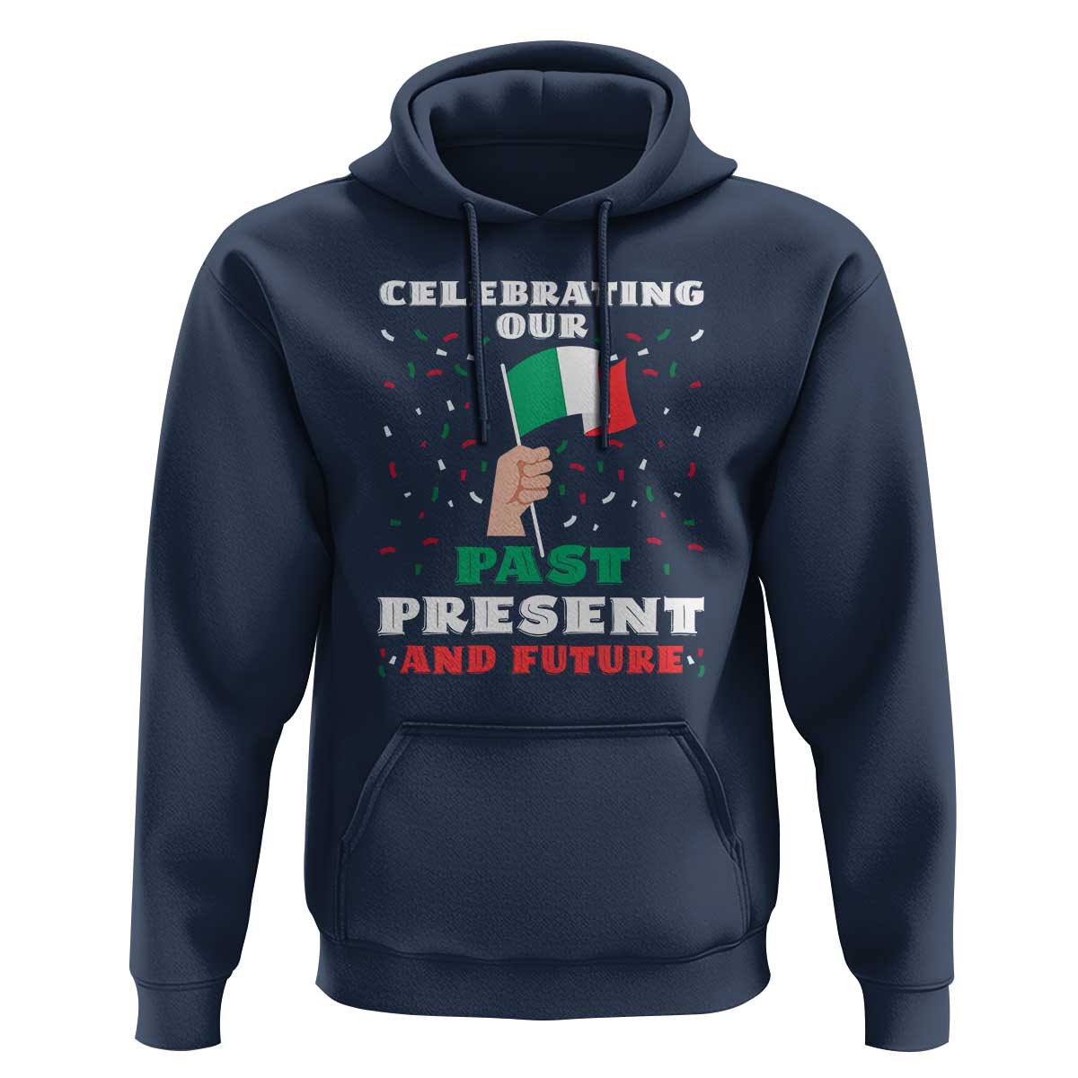 Celebrate Mexican Independence Day Hoodie Mexico Flag Tee for Proud Mexicans - Wonder Print Shop