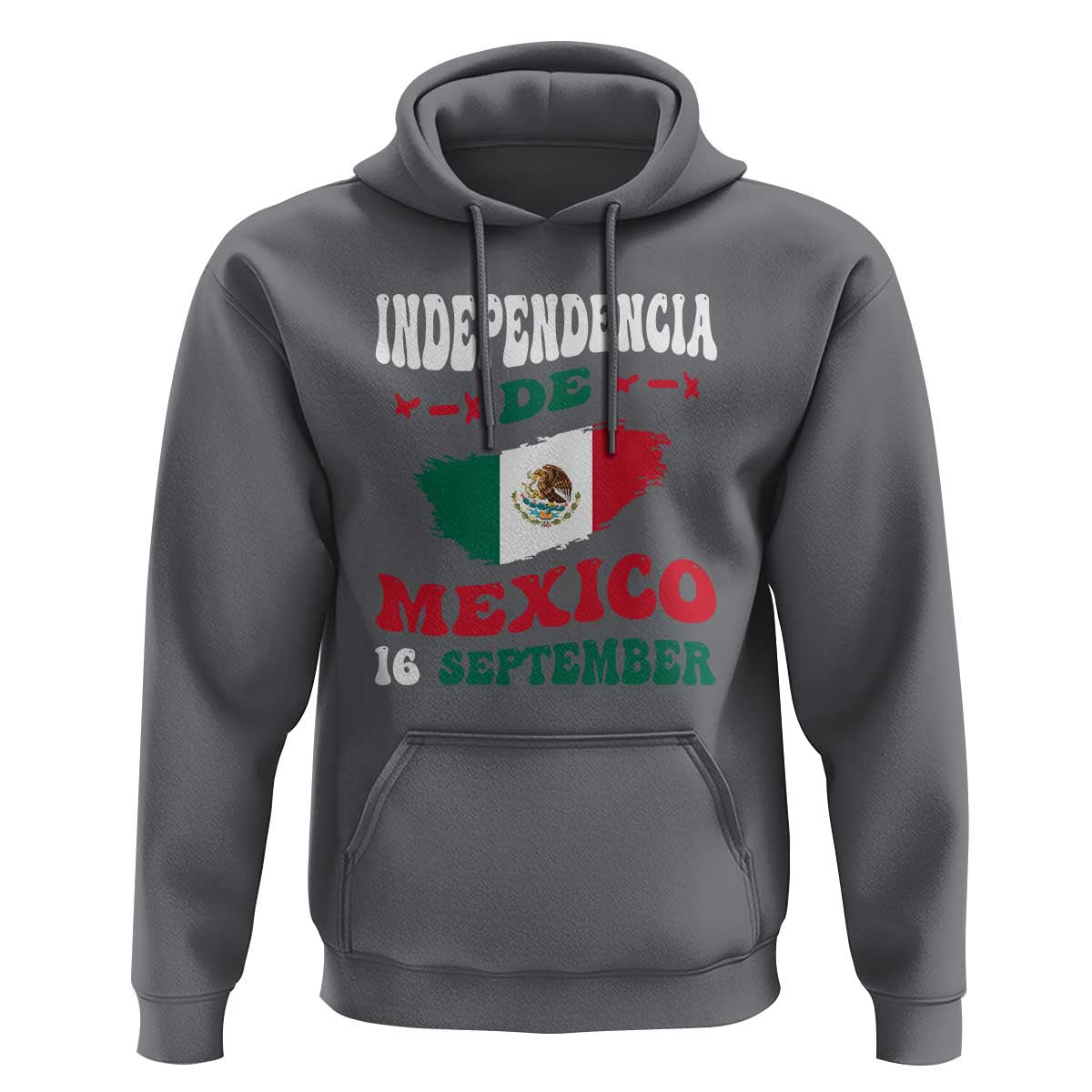Independencia de Mxico Hoodie Celebrate with Flag & Pride - Wonder Print Shop