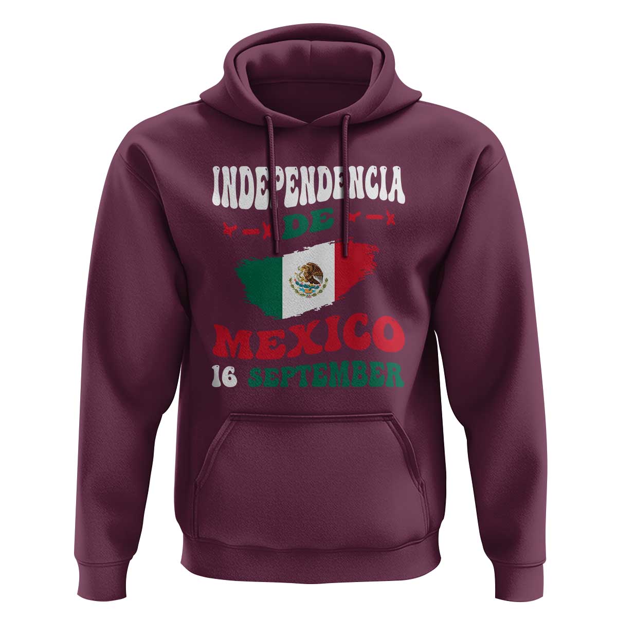 Independencia de Mxico Hoodie Celebrate with Flag & Pride - Wonder Print Shop