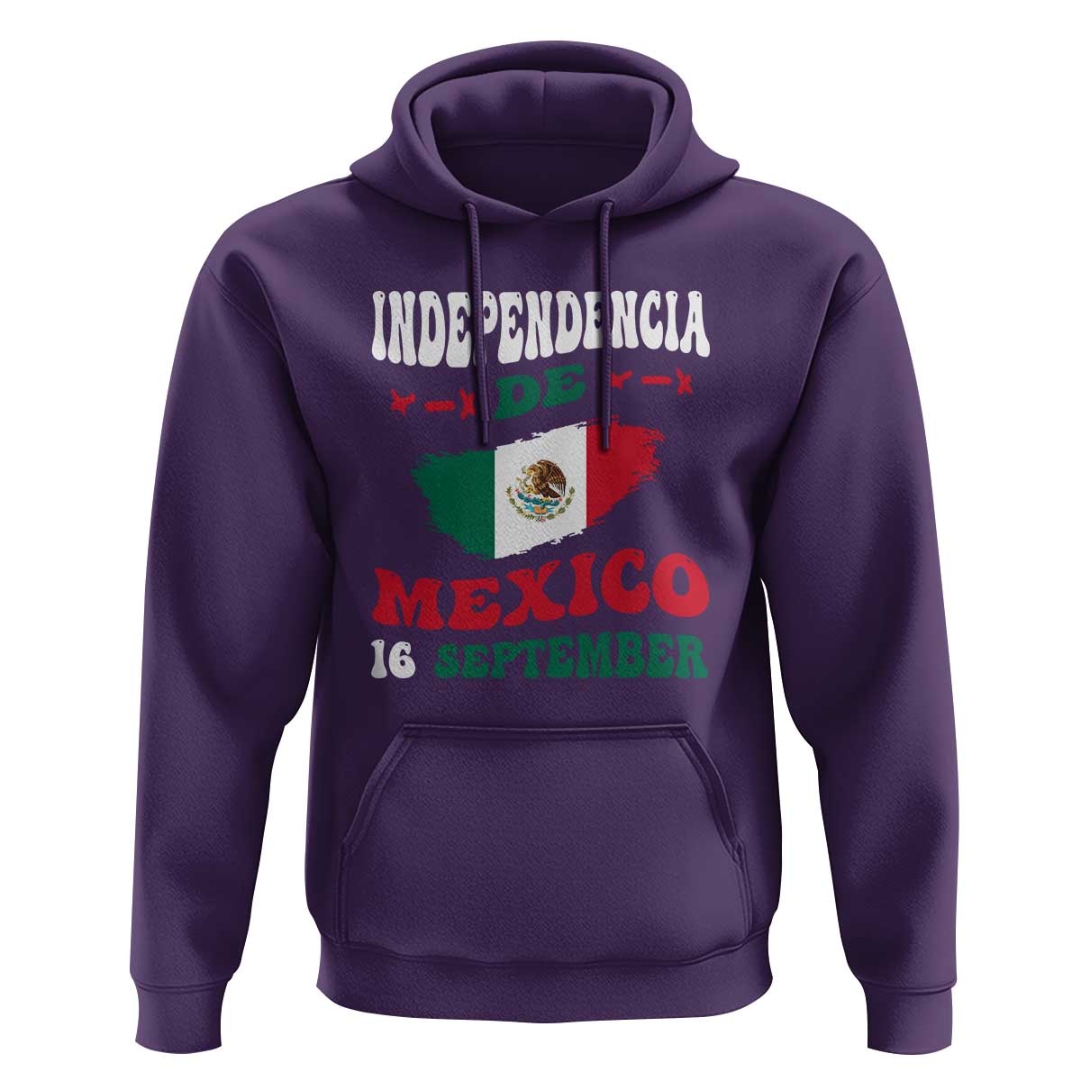 Independencia de Mxico Hoodie Celebrate with Flag & Pride - Wonder Print Shop
