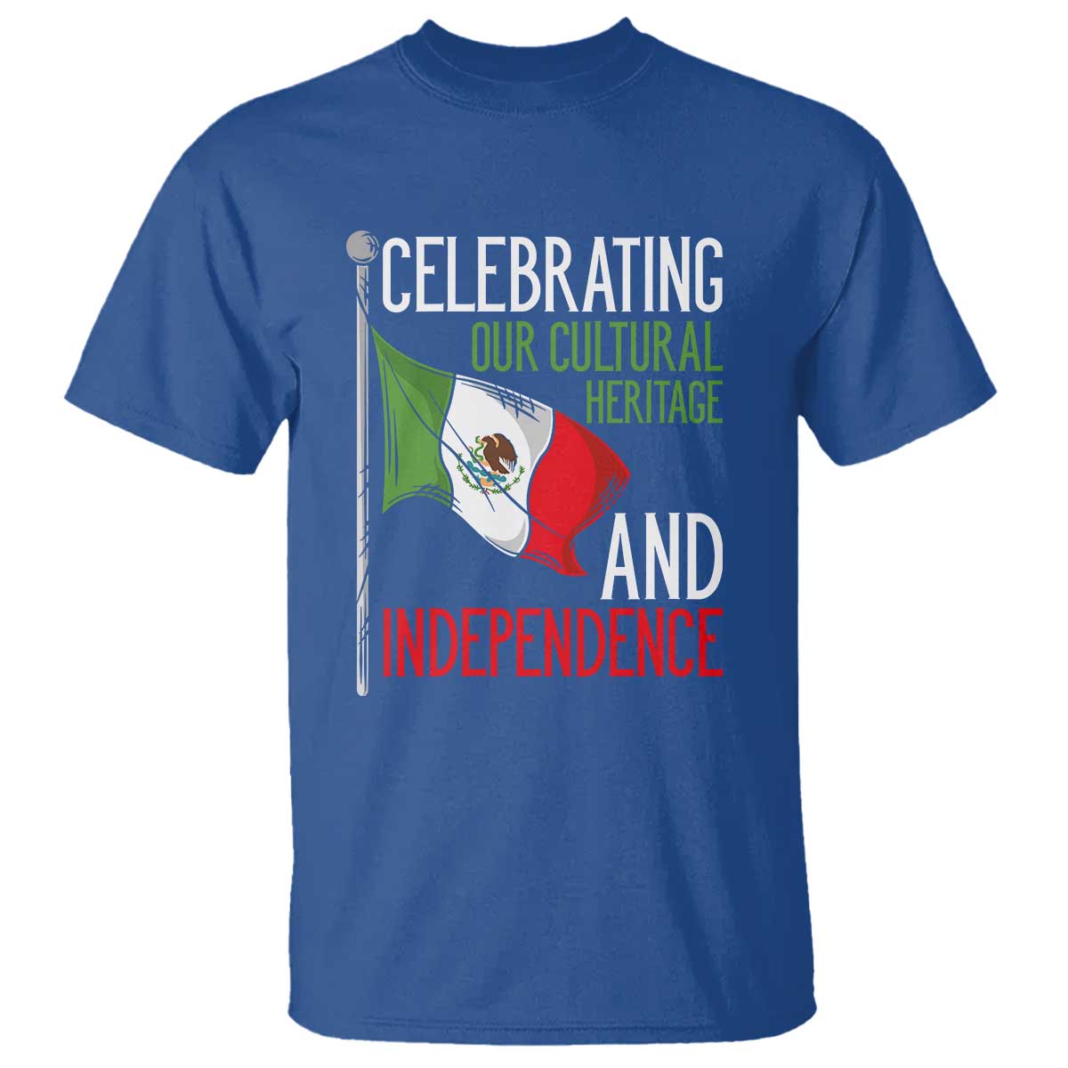 Mexican Flag for Independence Day T Shirt Proudly Display Your Mexican Pride - Wonder Print Shop