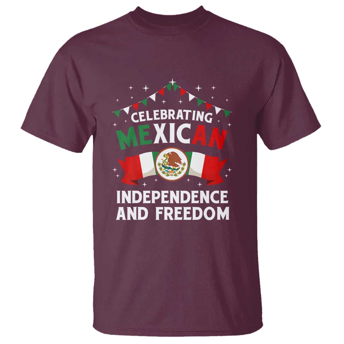 Celebrate Mexican Independence Day in Style T Shirt Proudly Display Mexicos Flag - Wonder Print Shop
