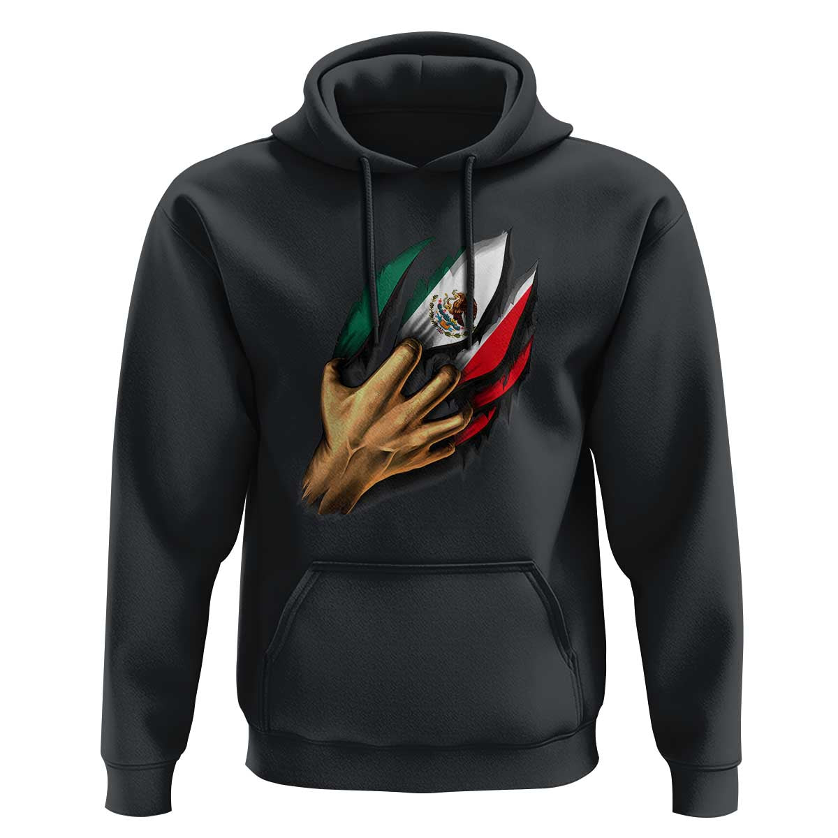 Show Your Pride with This Mexican Flag Hoodie Tee for Independence Day - Wonder Print Shop