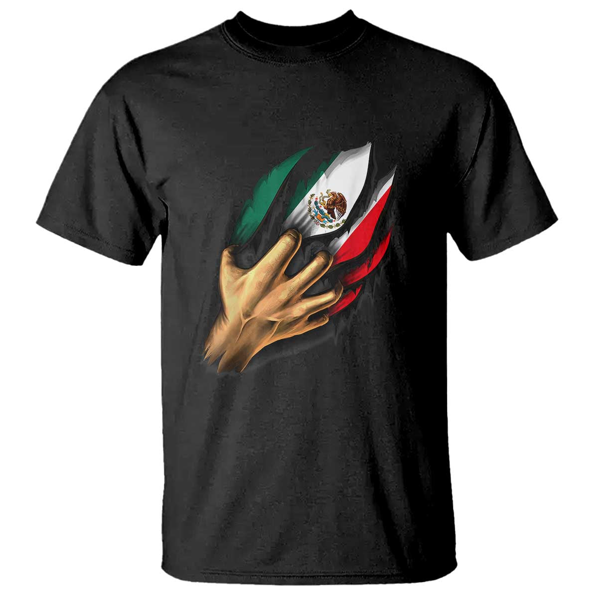 Show Your Pride with This Mexican Flag T Shirt Tee for Independence Day - Wonder Print Shop