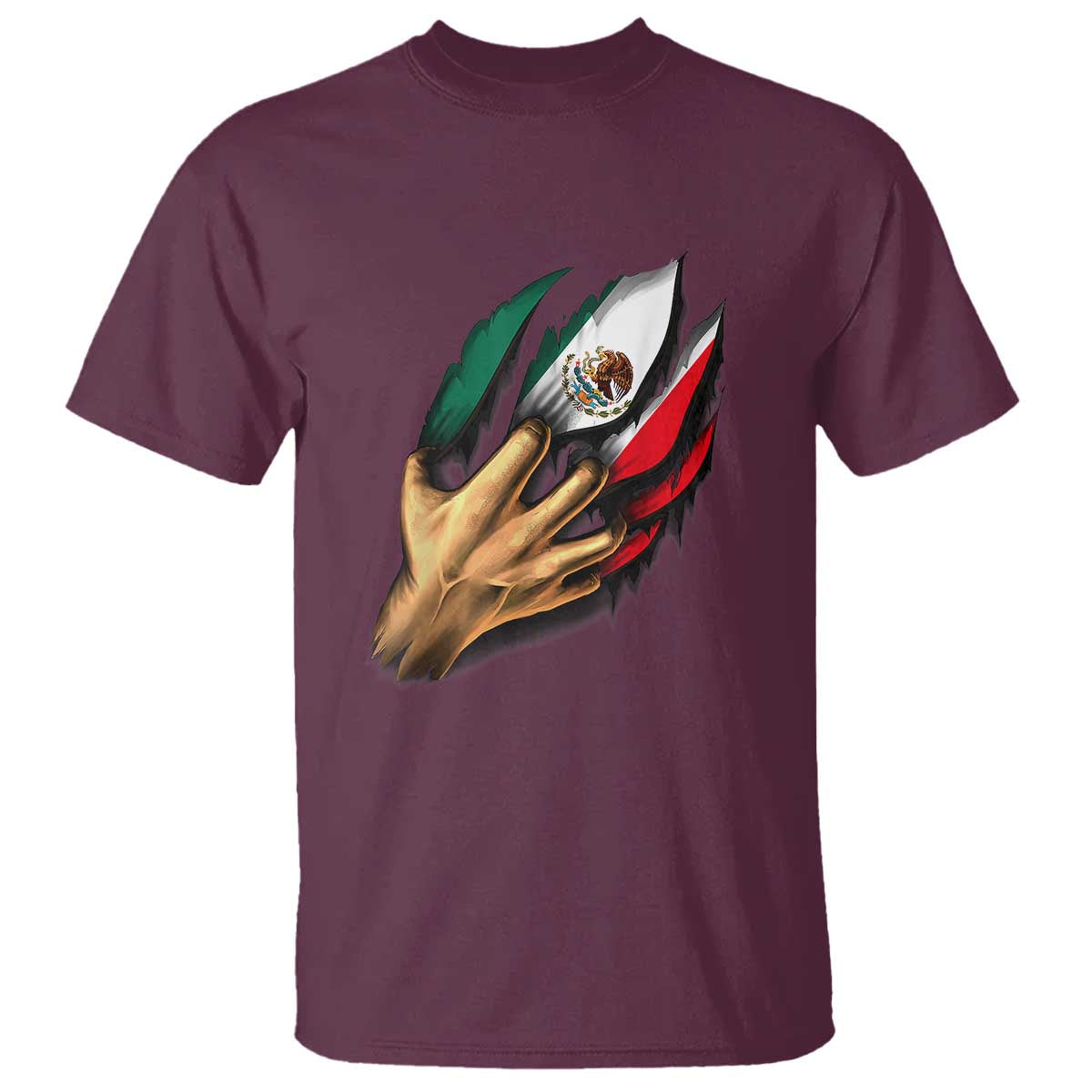Show Your Pride with This Mexican Flag T Shirt Tee for Independence Day - Wonder Print Shop