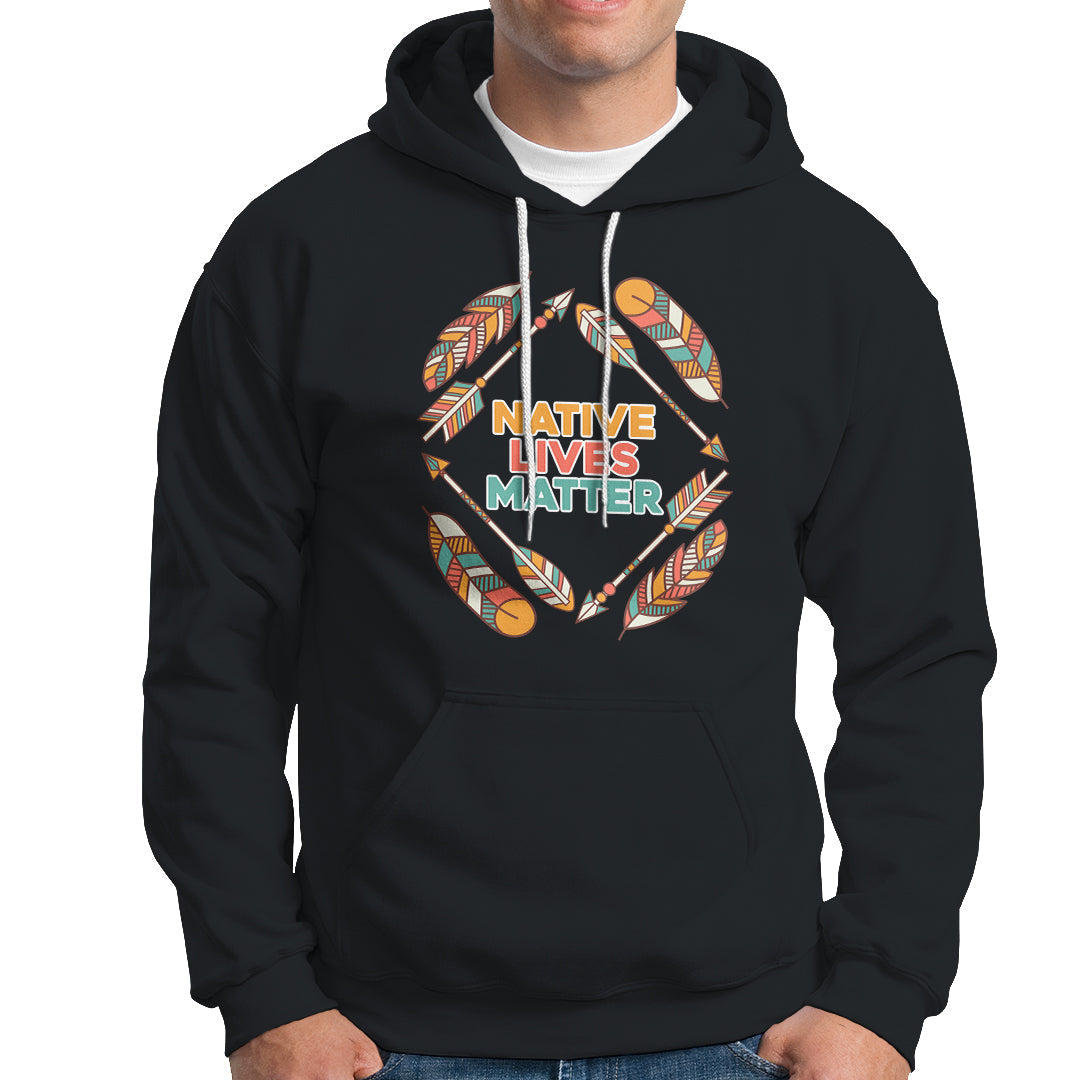 Native American Hoodie Native Lives Matter - Wonder Print Shop