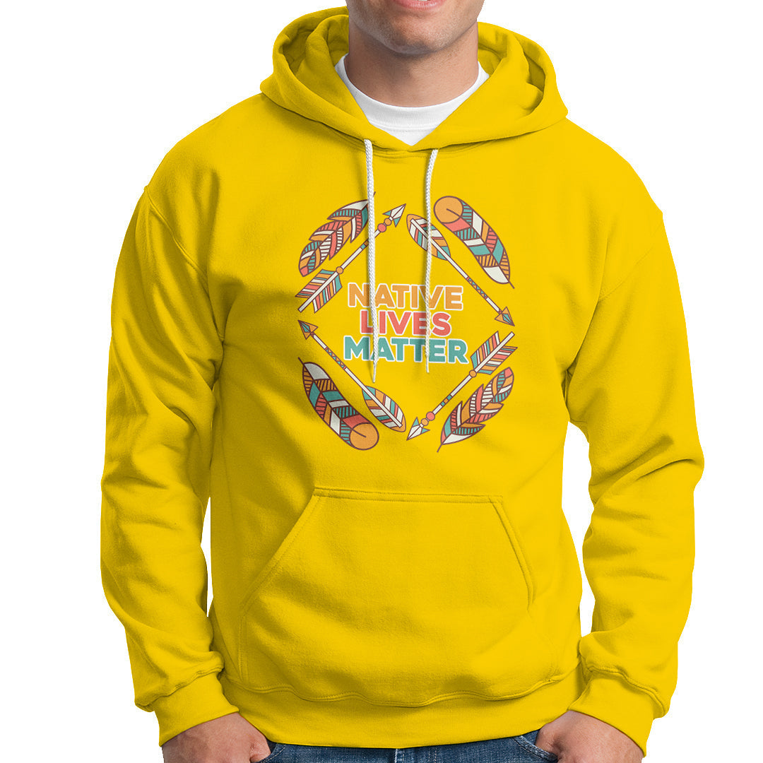 Native American Hoodie Native Lives Matter - Wonder Print Shop