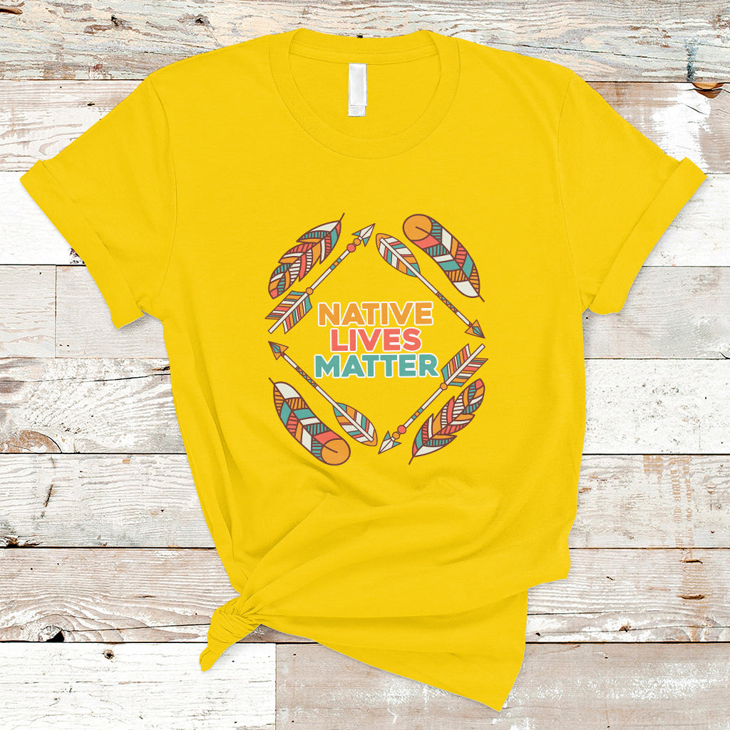 Native American T Shirt Native Lives Matter - Wonder Print Shop