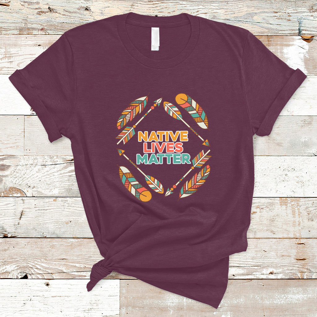 Native American T Shirt Native Lives Matter - Wonder Print Shop