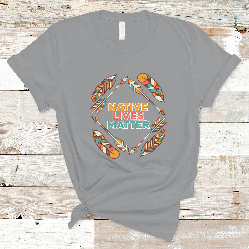 Native American T Shirt Native Lives Matter - Wonder Print Shop