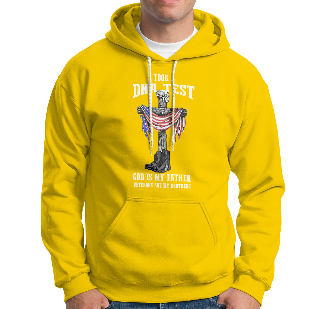 Veteran Hoodie I Took A Dna Test And God Is My Father - Wonder Print Shop