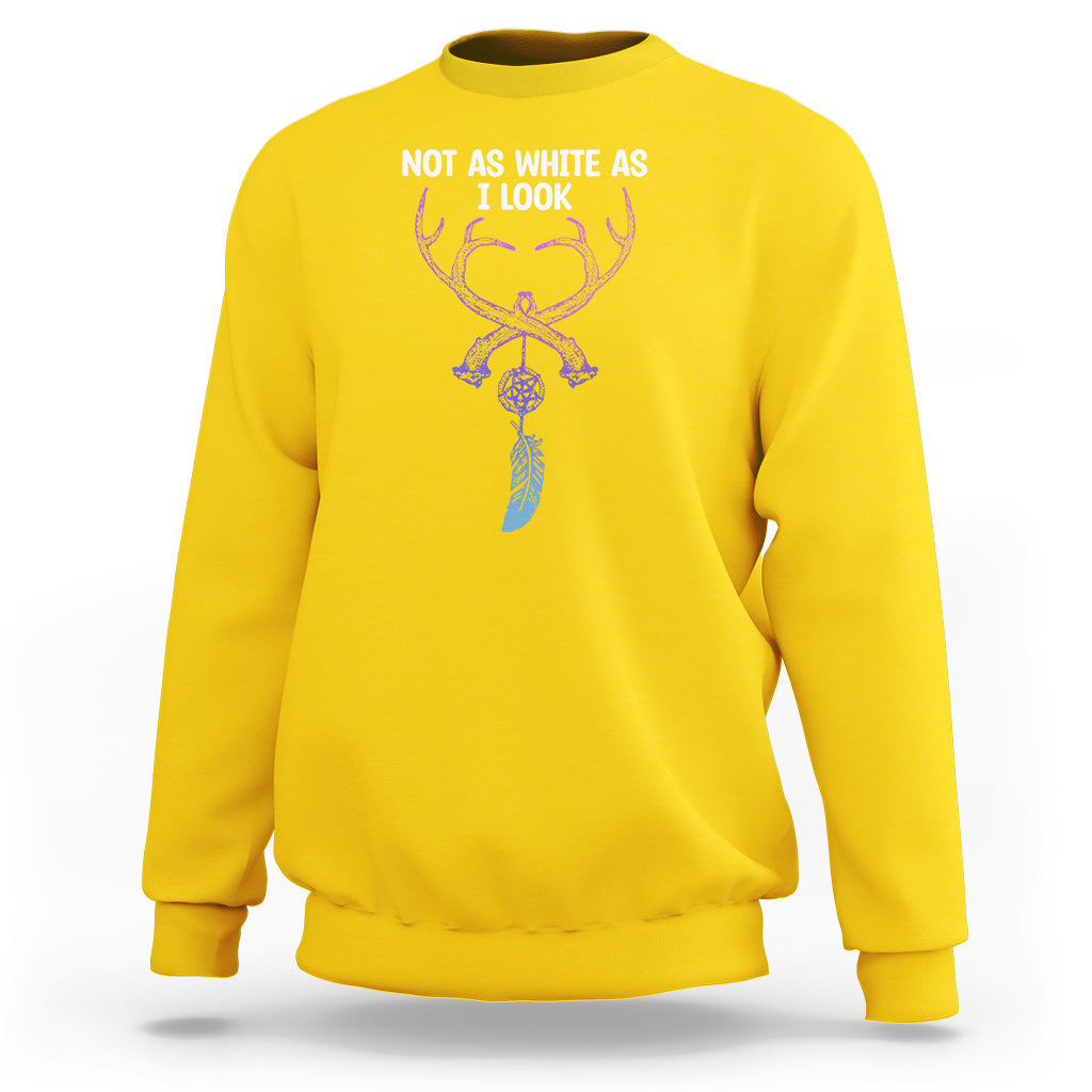 Deer With Large Antler Dream Catcher Sweatshirt - Wonder Print Shop