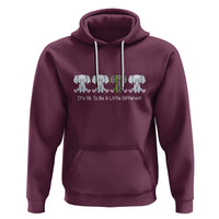 Autism Acceptance Hoodie It's Ok To Be A Little Different Jigsaw Puzzle Elephant - Wonder Print Shop