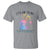 Autism Support T Shirt It's Ok To Be Different Cute Watercolor Elephant - Wonder Print Shop