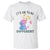 Autism Support T Shirt It's Ok To Be Different Cute Watercolor Elephant - Wonder Print Shop