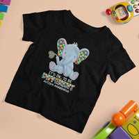 Autism Awareness Elephant T Shirt For Kid Its Ok To Be Different - Wonder Print Shop