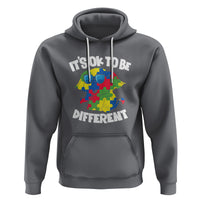 Autism Awareness Day Hoodie It's Okay To Be Different Elephant - Wonder Print Shop