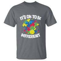 Autism Awareness Day T Shirt It's Okay To Be Different Elephant - Wonder Print Shop