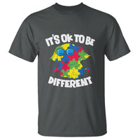 Autism Awareness Day T Shirt It's Okay To Be Different Elephant - Wonder Print Shop