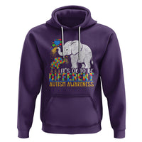 It Is Ok To Be Elephant Different Autism Awareness Hoodie - Wonder Print Shop