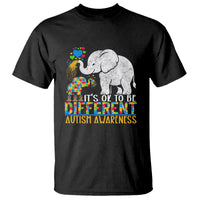 It Is Ok To Be Elephant Different Autism Awareness T Shirt - Wonder Print Shop