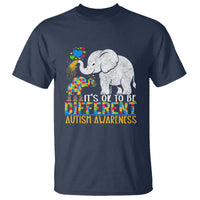 It Is Ok To Be Elephant Different Autism Awareness T Shirt - Wonder Print Shop