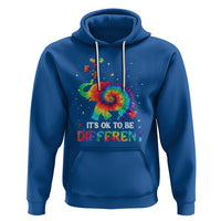 Tie Dye Elephant Autism Hoodie Its Ok To Be Different - Wonder Print Shop