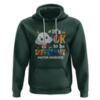 World Autism Day Hoodie It's Okay To Be Different Elephant - Wonder Print Shop