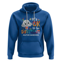 World Autism Day Hoodie It's Okay To Be Different Elephant - Wonder Print Shop