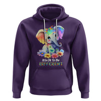 It's Ok To Be Elephant Different Autism Awareness Hoodie - Wonder Print Shop