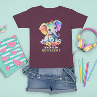 It's Ok To Be Elephant Different Autism Awareness T Shirt For Kid - Wonder Print Shop