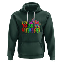 Autism Speaks Hoodie It's Okay To Be Different Elephant - Wonder Print Shop