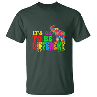 Autism Speaks T Shirt It's Okay To Be Different Elephant - Wonder Print Shop