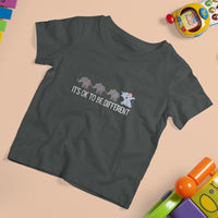 Autism It's Ok To Be Different Elephant Shirt Funny Elephant T Shirt For Kid - Wonder Print Shop