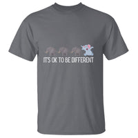 Autism It's Ok To Be Different Elephant Shirt Funny Elephant T Shirt - Wonder Print Shop