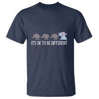 Autism It's Ok To Be Different Elephant Shirt Funny Elephant T Shirt - Wonder Print Shop