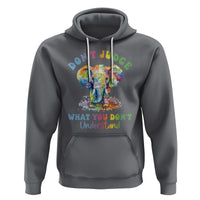 Autism Awareness Acceptance Elephant Hoodie It's OK To Be Different - Wonder Print Shop