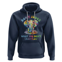 Autism Awareness Acceptance Elephant Hoodie It's OK To Be Different - Wonder Print Shop