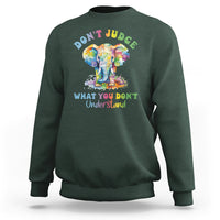 Autism Awareness Acceptance Elephant Sweatshirt It's OK To Be Different - Wonder Print Shop