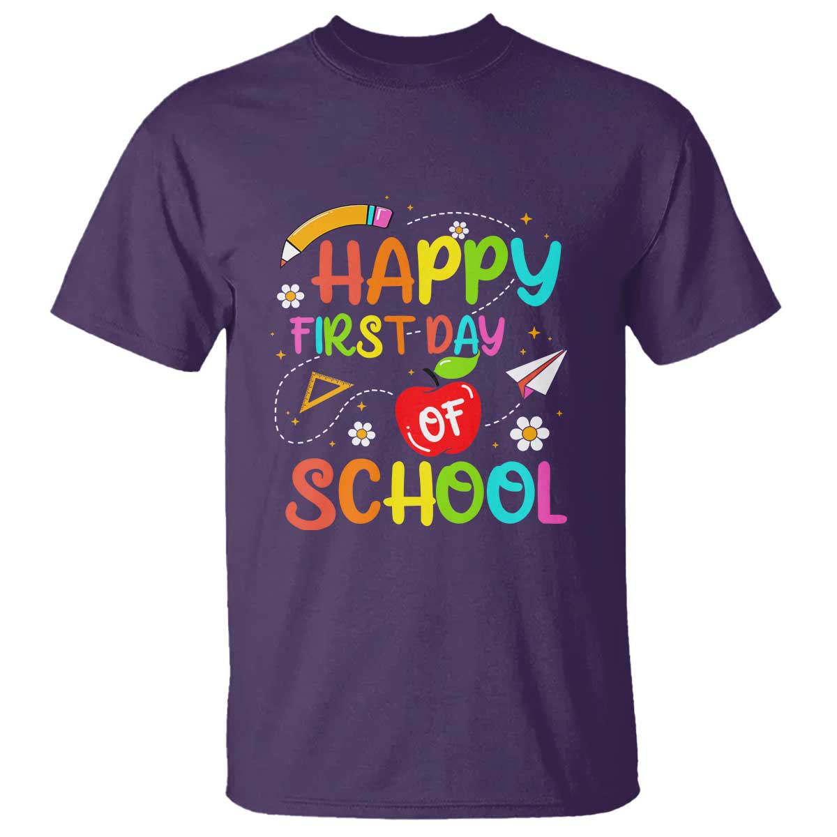 Welcome Back to School T Shirt First Day Premium Tee for Teachers & Students - Wonder Print Shop