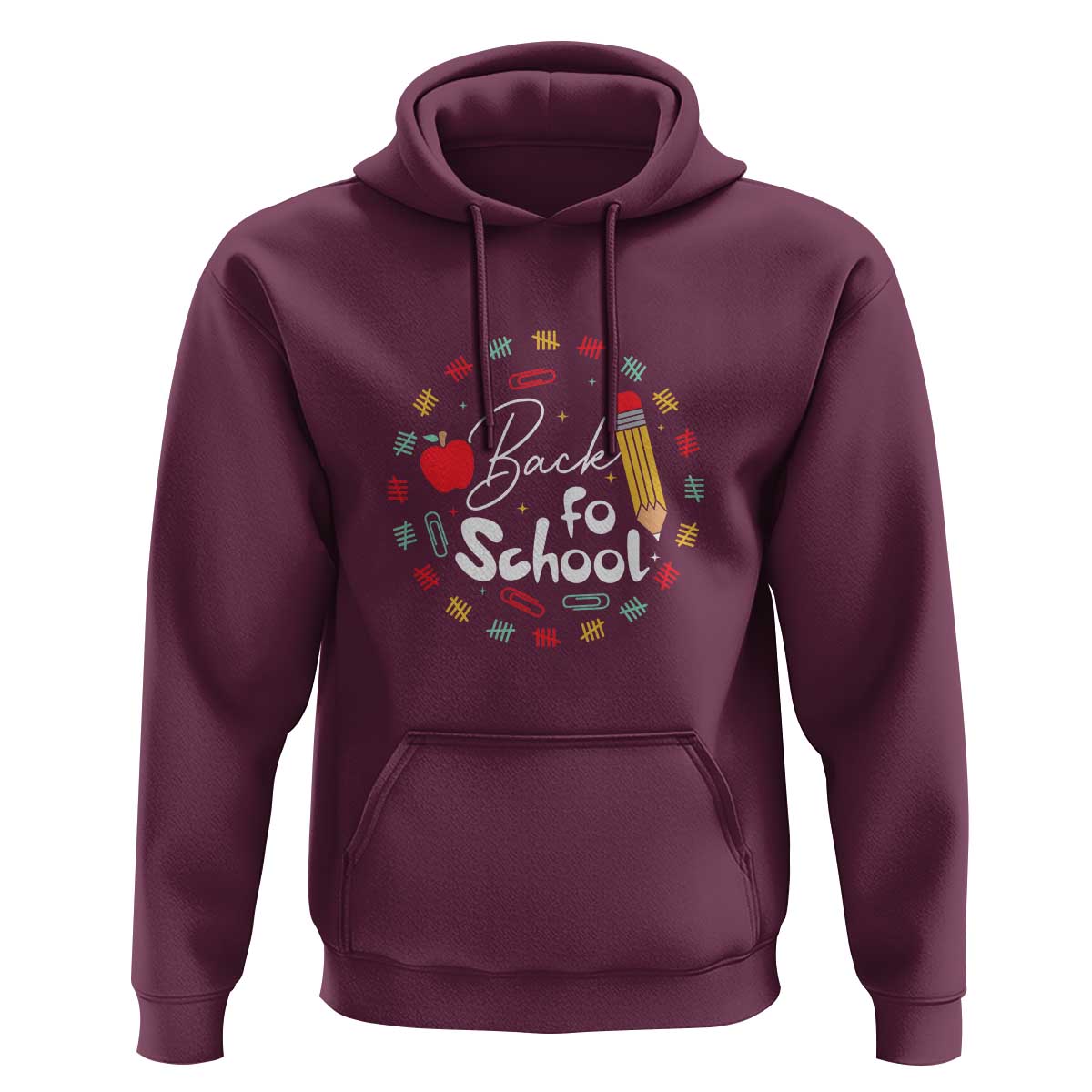 Teacher & Kids Back to School Tee Hoodie First Day of School Pencil Theme - Wonder Print Shop