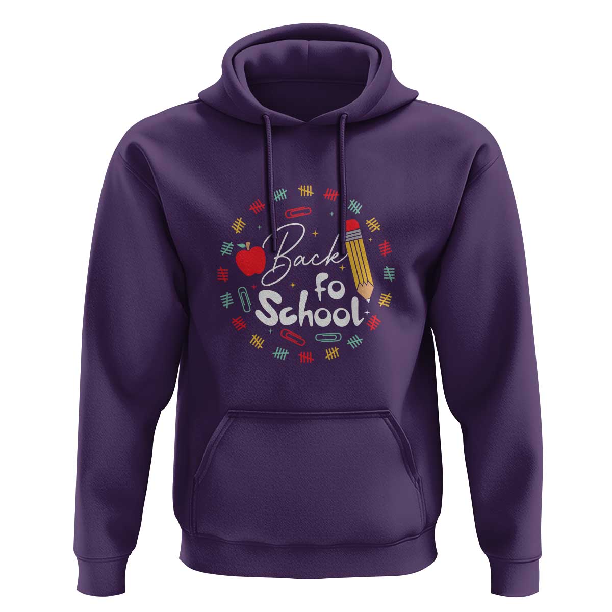 Teacher & Kids Back to School Tee Hoodie First Day of School Pencil Theme - Wonder Print Shop