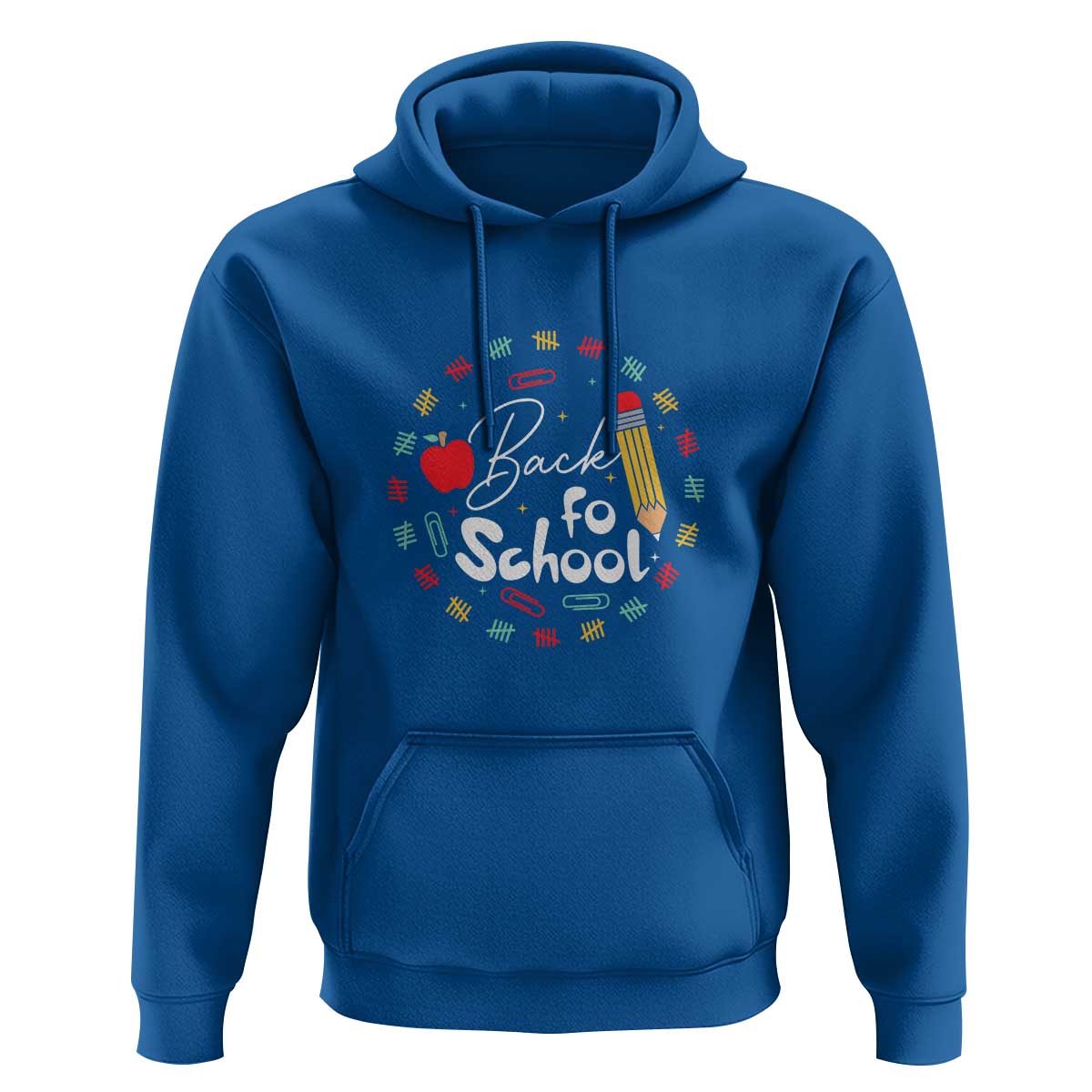 Teacher & Kids Back to School Tee Hoodie First Day of School Pencil Theme - Wonder Print Shop