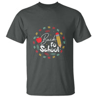 Teacher & Kids Back to School Tee T Shirt First Day of School Pencil Theme - Wonder Print Shop
