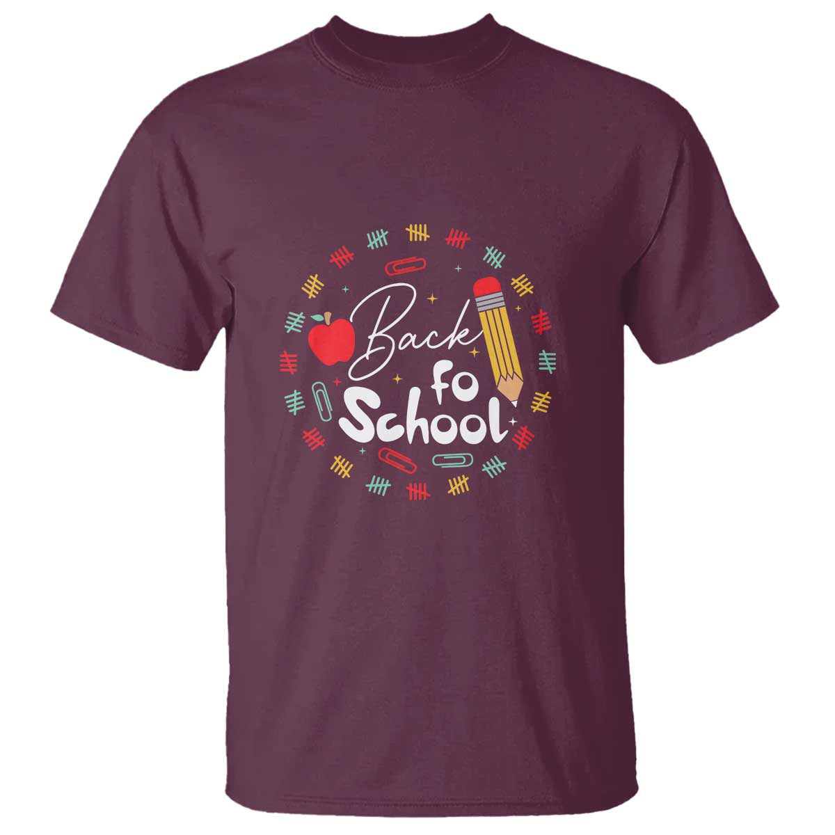 Teacher & Kids Back to School Tee T Shirt First Day of School Pencil Theme - Wonder Print Shop