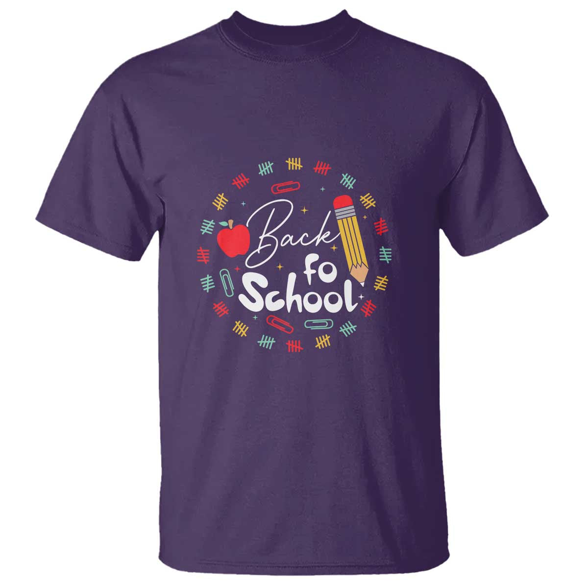 Teacher & Kids Back to School Tee T Shirt First Day of School Pencil Theme - Wonder Print Shop