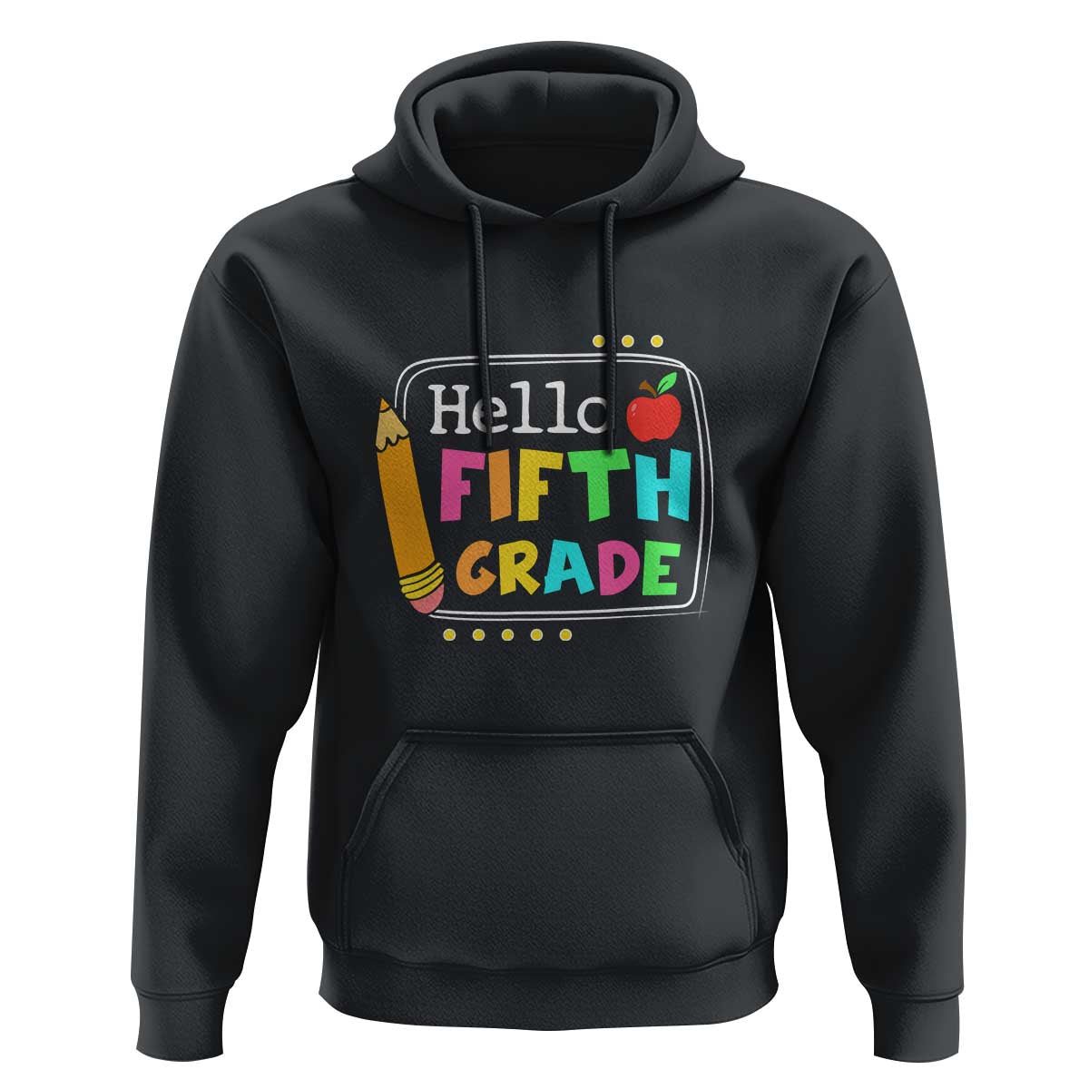Hello Fifth Grade Hoodie Back to School Outfit for 5th Graders - Wonder Print Shop